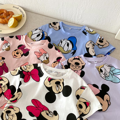 Cute & Trendy Cartoon Print Kids Set!