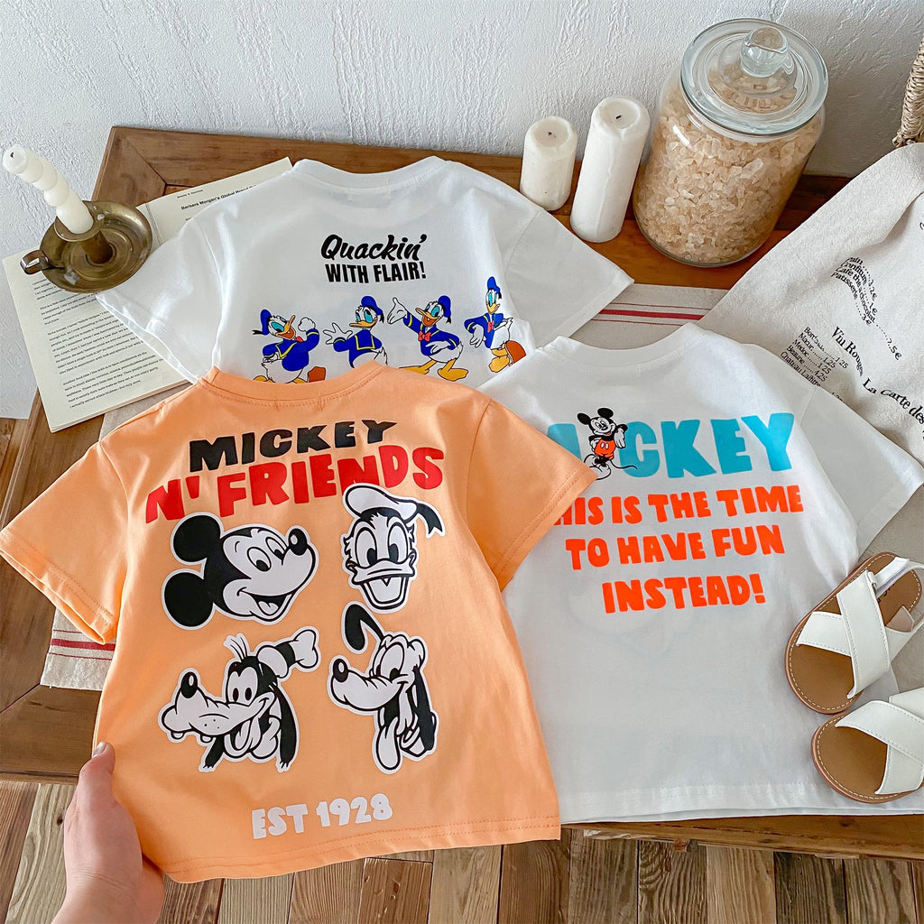 Premium 100% Cotton Donald Duck T-Shirt & Shorts Set