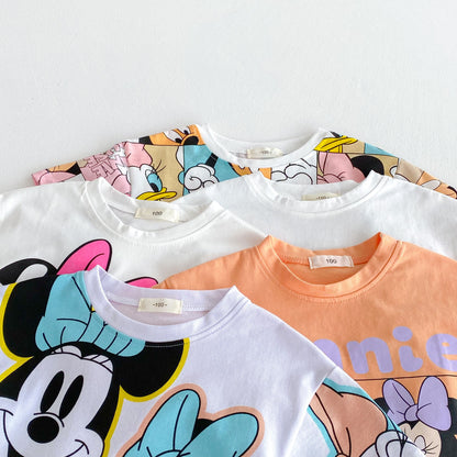 100% Cotton Minnie T-Shirt and Shorts Set