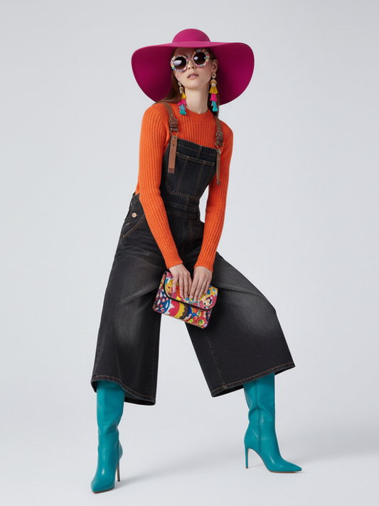 Denim Overalls, Williamsburg | Unisex - BYMANYC ® New York-0