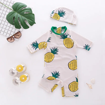 Ultimate Kids' Swimwear Set – With Matching Cap!