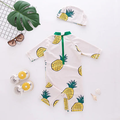 Ultimate Kids' Swimwear Set – With Matching Cap!