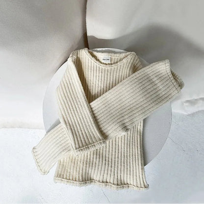 Cotton and Cashmere Knit Sweater Top And Leggings Set
