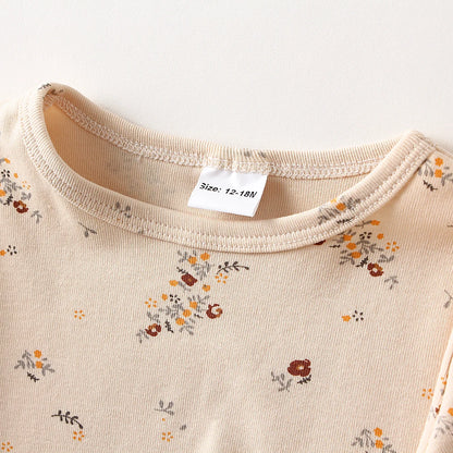 Christmas Soft Knitted Cotton Pajamas Set