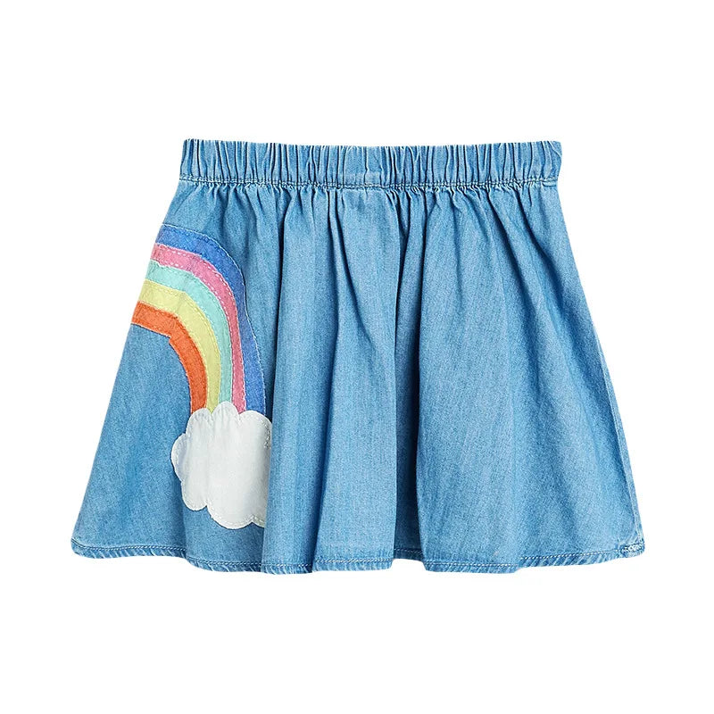 Charming Unicorn Denim Skirt – Summer Casual