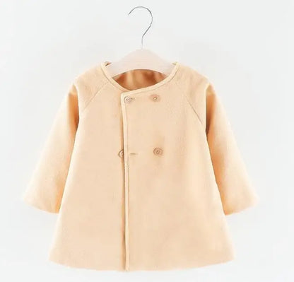 Stylish Wool-Blend Coat