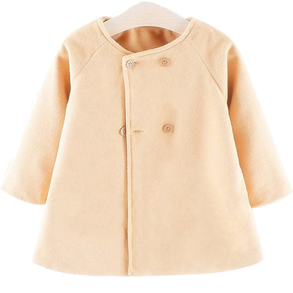 Stylish Wool-Blend Coat