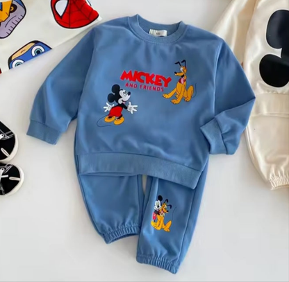 Mickey & Friends Sweatshirt & Trousers Cotton Set