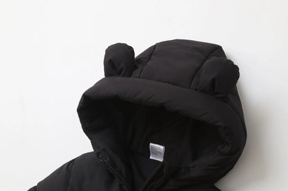 Parkas Thick Cotton Lining Hoodie Warm Jacket Windy Breaker