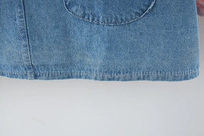 Girl Bow Denim Dress – Adorable Spring & Fall Outfit