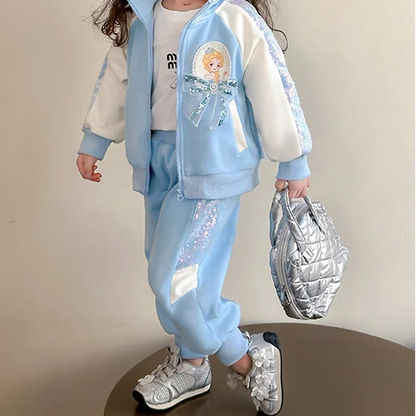 New Princess Elsa Soft Cotton 2-Piece Set