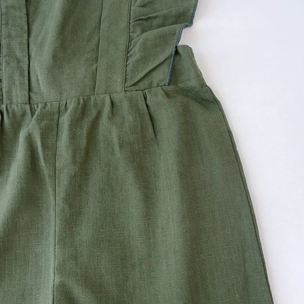 Sleeveless Square Neck Jumpsuit