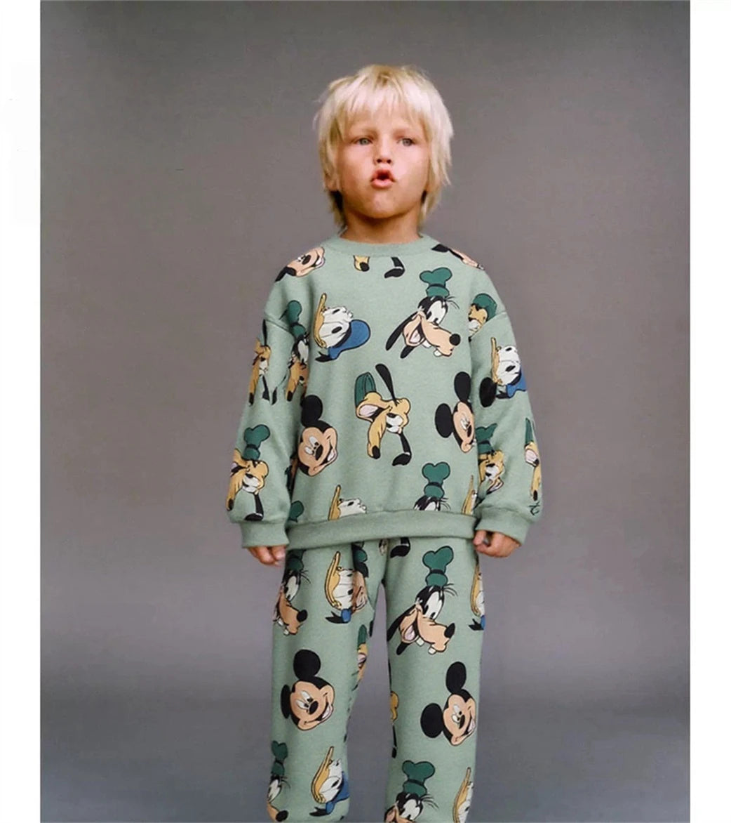 Disney Sweatshirt & Pants Set - 100% Cotton
