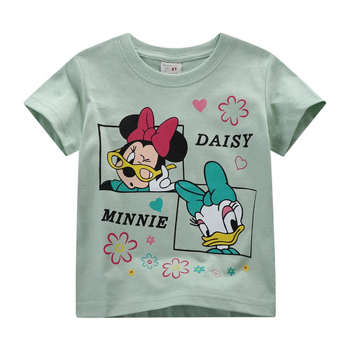 100% Cotton Cartoon T-Shirt & Denim Set