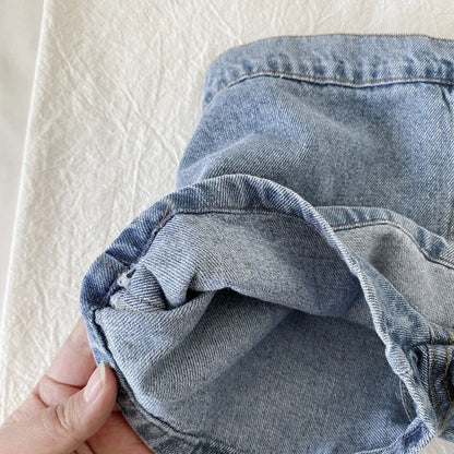 Denim Shorts-Skirt