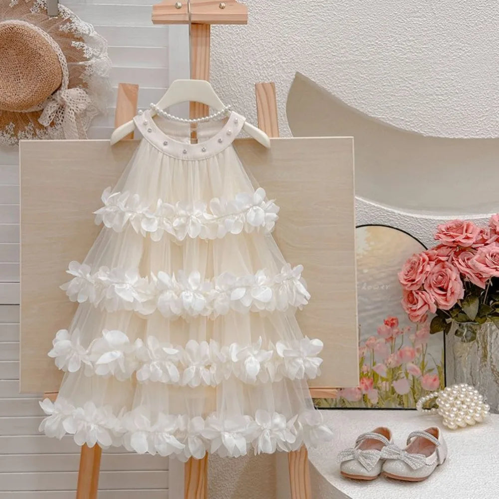 Flower Multi-layer Lace Fairy Dress