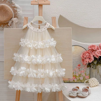 Flower Multi-layer Lace Fairy Dress