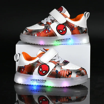 Light-Up Spiderman Sneakers – Fun, Flashy & Comfy!