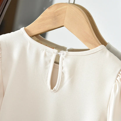 Flower Splicing Pleated Dress