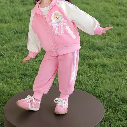 New Princess Elsa Soft Cotton 2-Piece Set