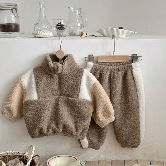 Warm, Plush Top & Comfortable Pants Set