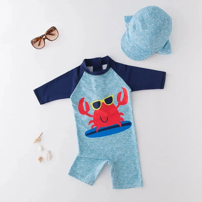 Ultimate Kids' Swimwear Set – With Matching Cap!