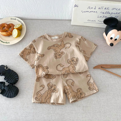 Disney 100% Cotton T-Shirt and Shorts Set