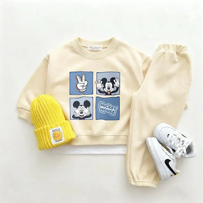 Sweatshirt & Pants Set - 100% Cotton