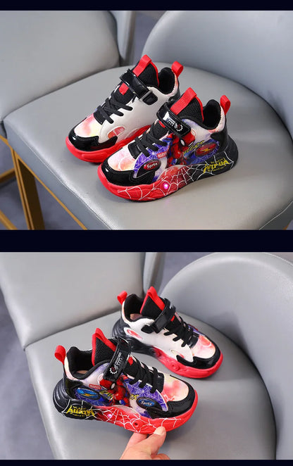 Fun LED Spider-Man Sneakers
