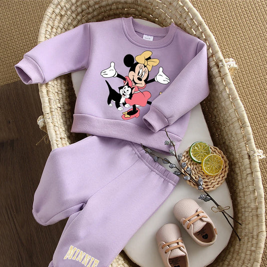 Disney Sweatshirt & Pants Set - 100% Cotton