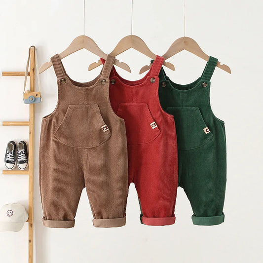 Comfortable Cotton Corduroy Overall