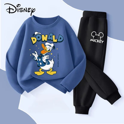 Mickey Mouse & Donald Duck Sweatshirt & Sweatpants Set