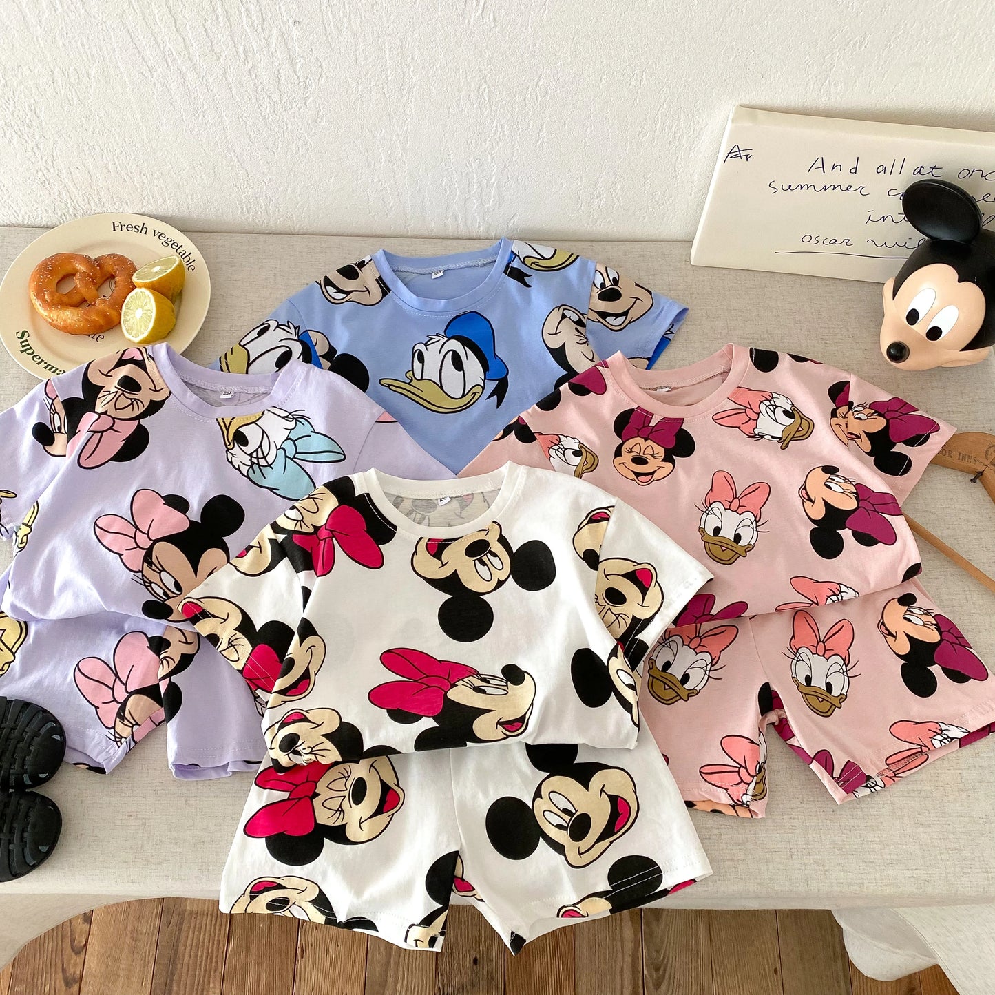Disney 100% Cotton T-Shirt and Shorts Set