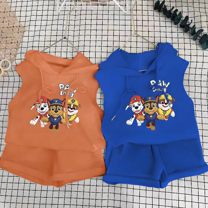Paw Patrol Kids' Summer Set – T-Shirt Vest & Shorts