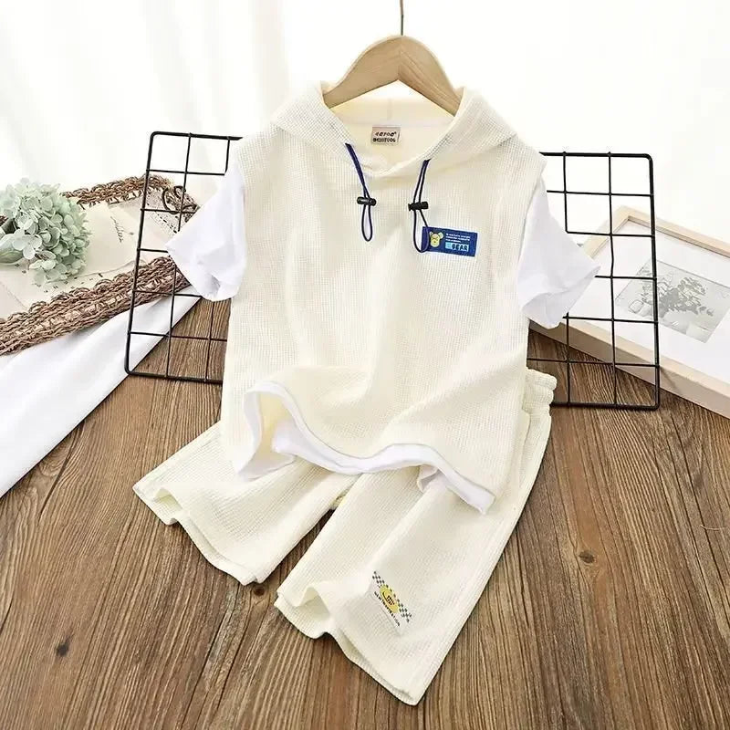 Summer Hoodies T-Shirts & Shorts Set