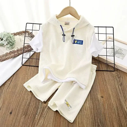 Summer Hoodies T-Shirts & Shorts Set