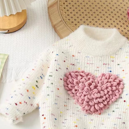 Cozy Heart Knitted Top