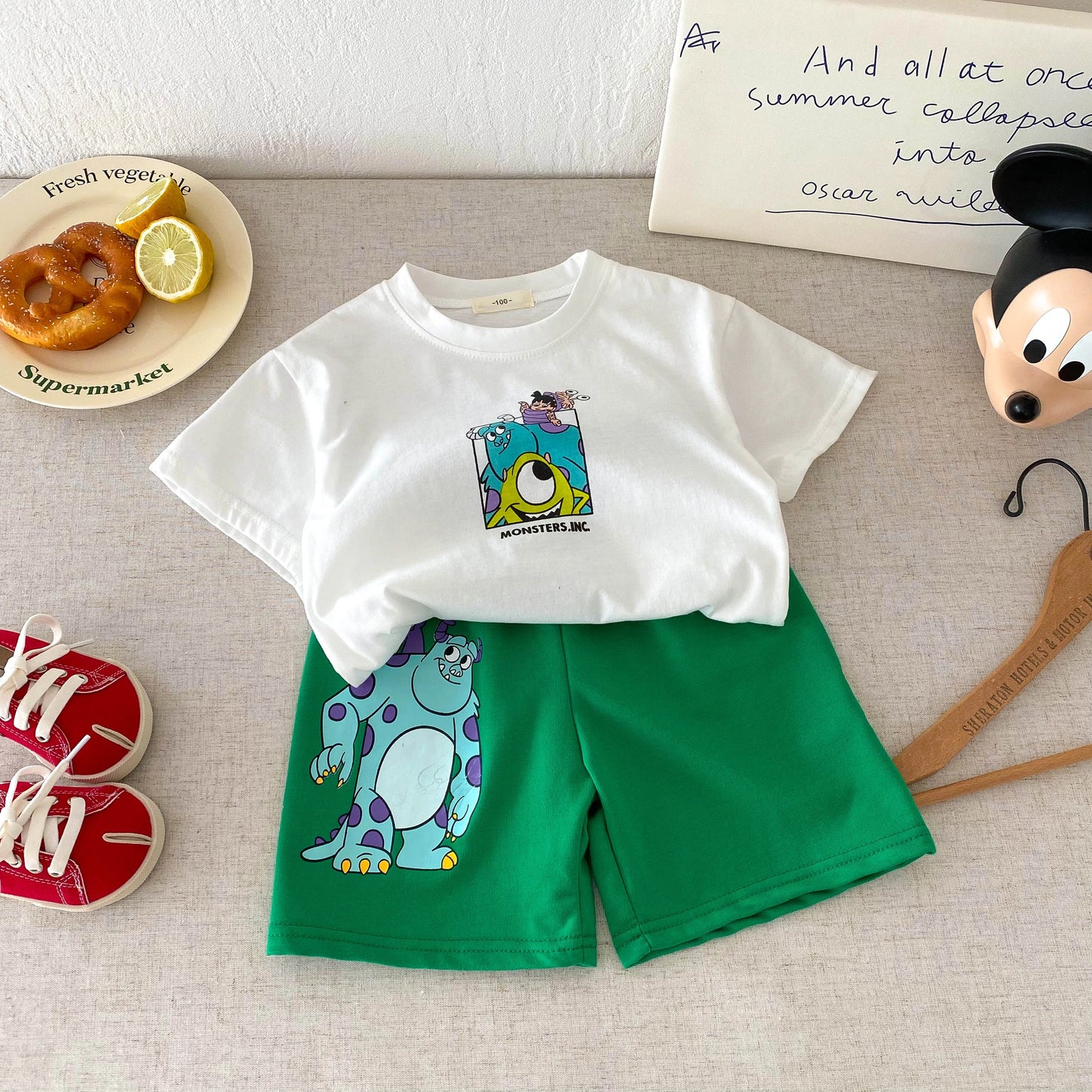 Disney 100% Cotton T-Shirt and Shorts Set