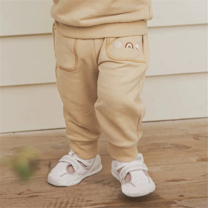 Cotton Sweatshirt & Matching Pants Set