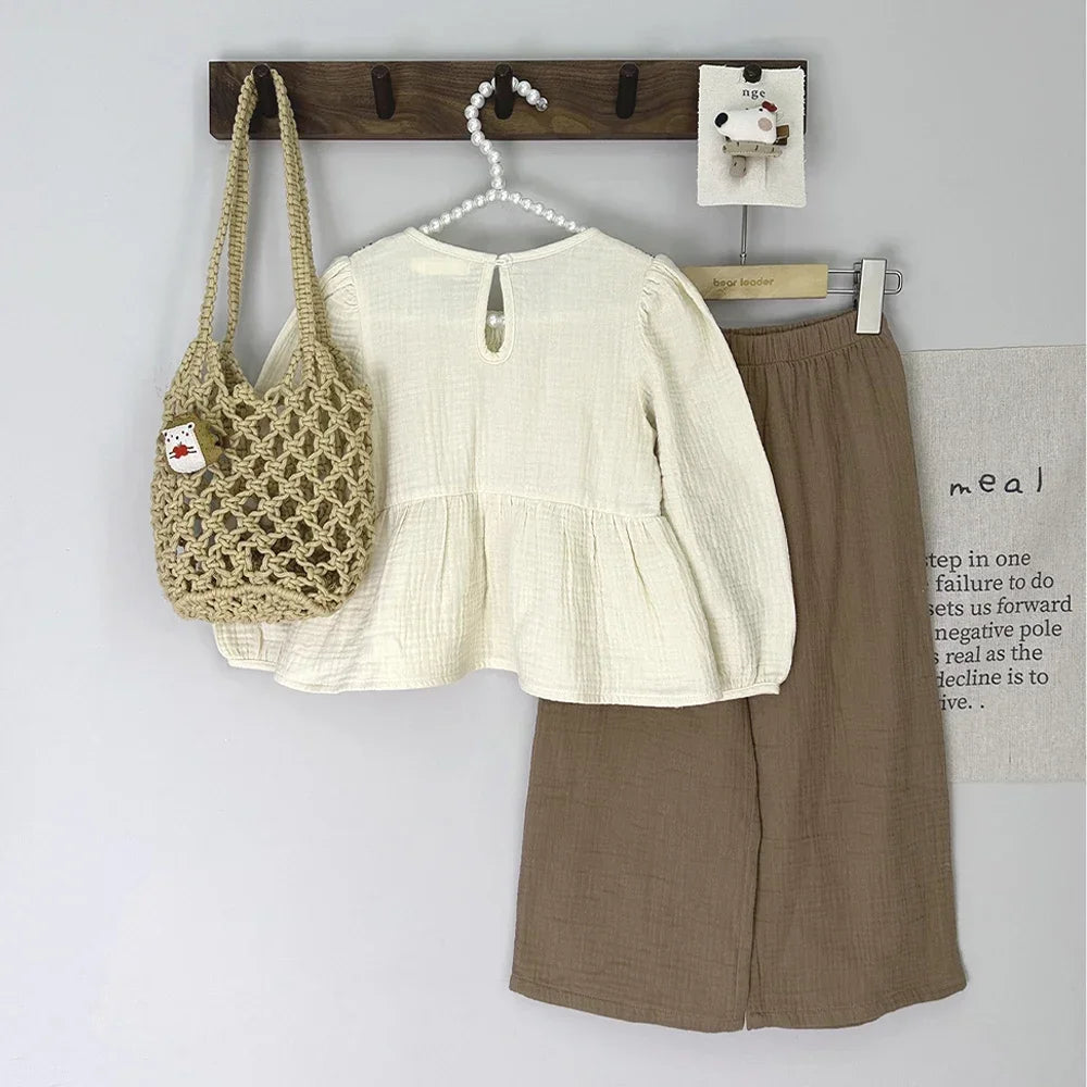 Striped Top And Pants Set Two-Piece Outfit