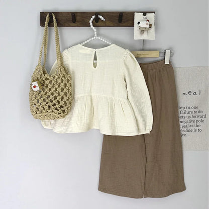 Striped Top And Pants Set Two-Piece Outfit