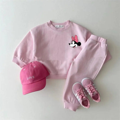 Disney Sweatshirt & Pants Set - 100% Cotton