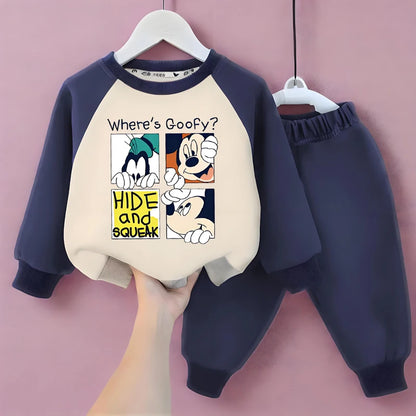 Sweatshirt & Pants Set - 100% Cotton