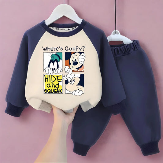 Sweatshirt & Pants Set - 100% Cotton