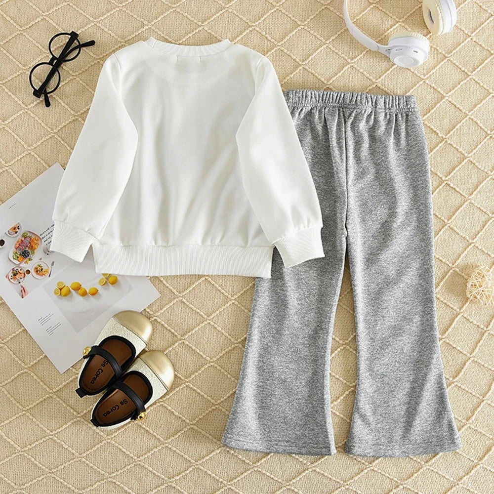 Long Sleeved Top with Pants Set