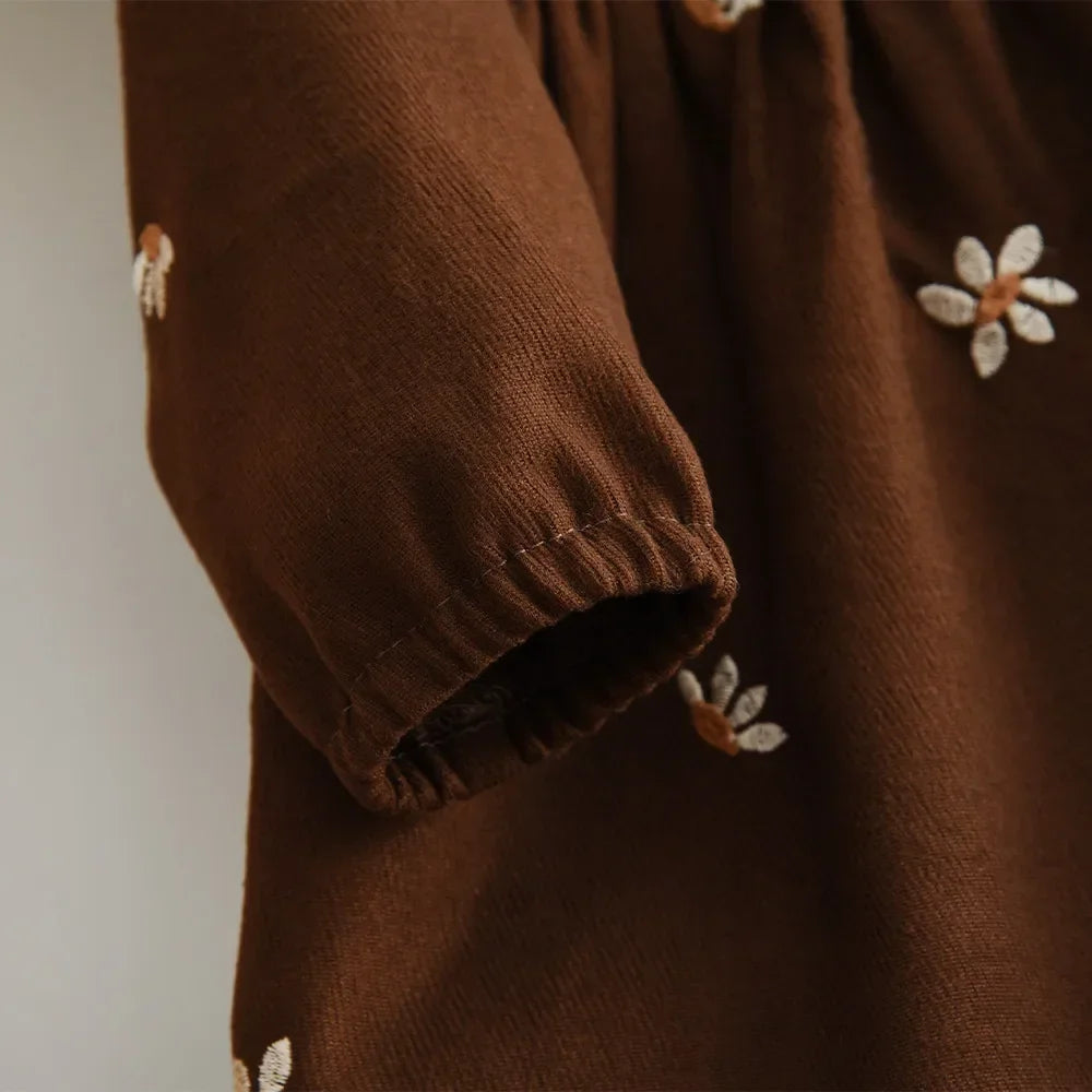 Doll Collar Floral Sweet and Cute Dress