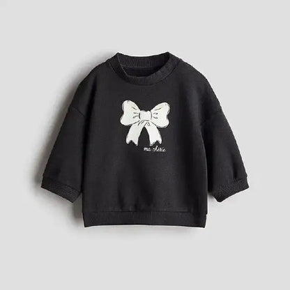 Girl's Comfortable Sweatshirt With Loose Fit