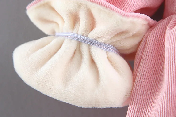 Cozy Velvet Warm Plaid Dress