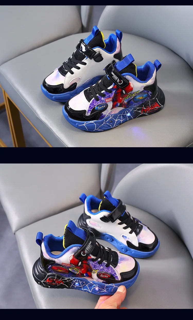 Fun LED Spider-Man Sneakers