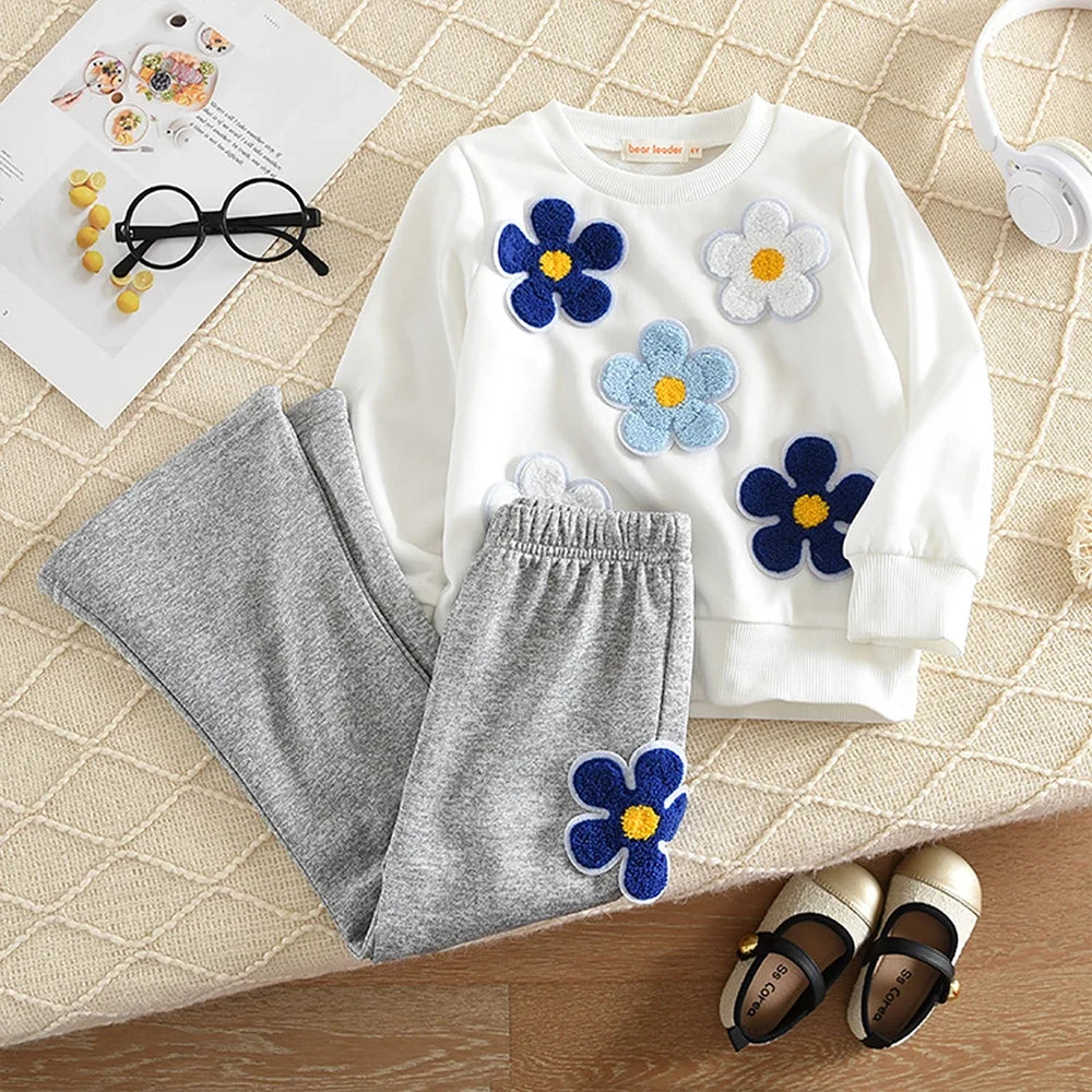 Long Sleeved Top with Pants Set